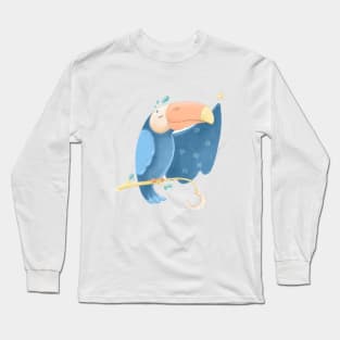 Toucan watercolor hand drawn Long Sleeve T-Shirt